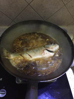 The practice measure of fish of beer of the fish of the daily life of a family that stew 4