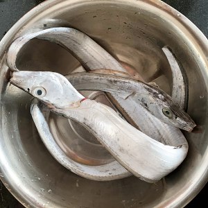 Decoct stew saury (hairtail) practice measure 1