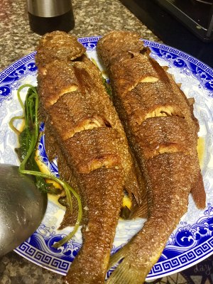The practice measure of yellow croaker of braise in soy sauce 7