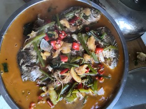 The practice measure of small hot fish 6