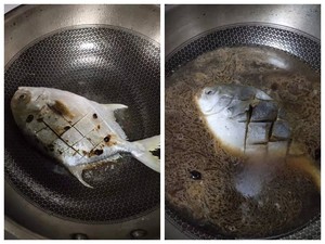 The practice step that Peng Dou takes you to do fish of prosperous of gold of braise in soy sauce 4