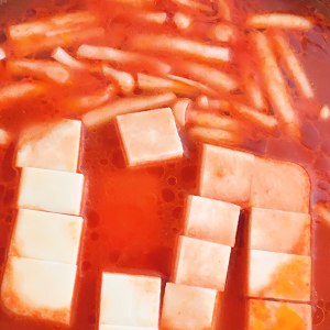 Tomato the practice measure of soup of bean curd of 3 article fish 3