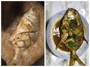 The practice step that Peng Dou takes you to do fish of prosperous of gold of braise in soy sauce 5