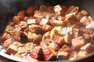 The practice measure of the bean curd of 3 article fish that stew 12