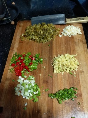 The practice measure that contains fish of citric acid soup 4
