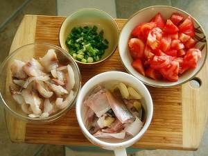 The practice measure of tomato fish 1