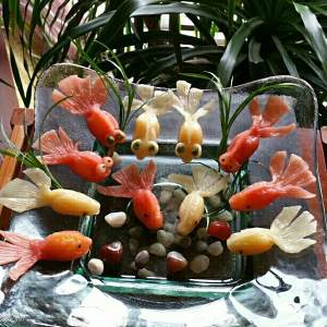 The practice measure of crystal fish dumpling 27
