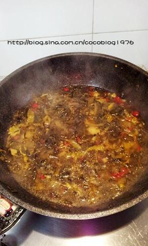 Fish of pickled Chinese cabbage (practice of the daily life of a family) practice measure 4