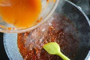 The practice measure of the fish of water of pickled Chinese cabbage that boil 4