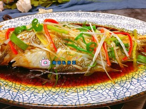 The practice measure of steamed yellow croaker 9