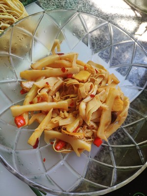 The practice measure of fish of acerbity bamboo shoot 6
