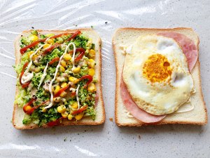 The practice measure of tuna sandwich 11
