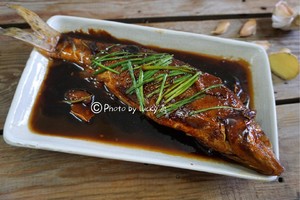 The practice measure of fish of braise in soy sauce of the daily life of a family 6