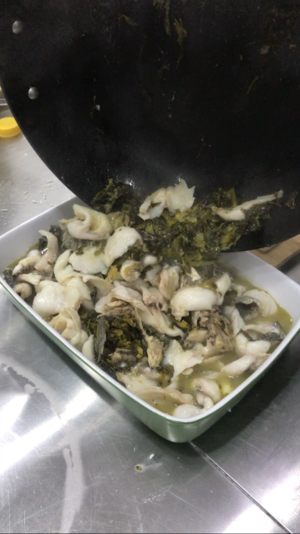 The practice measure of fish of fascia pickled Chinese cabbage 13