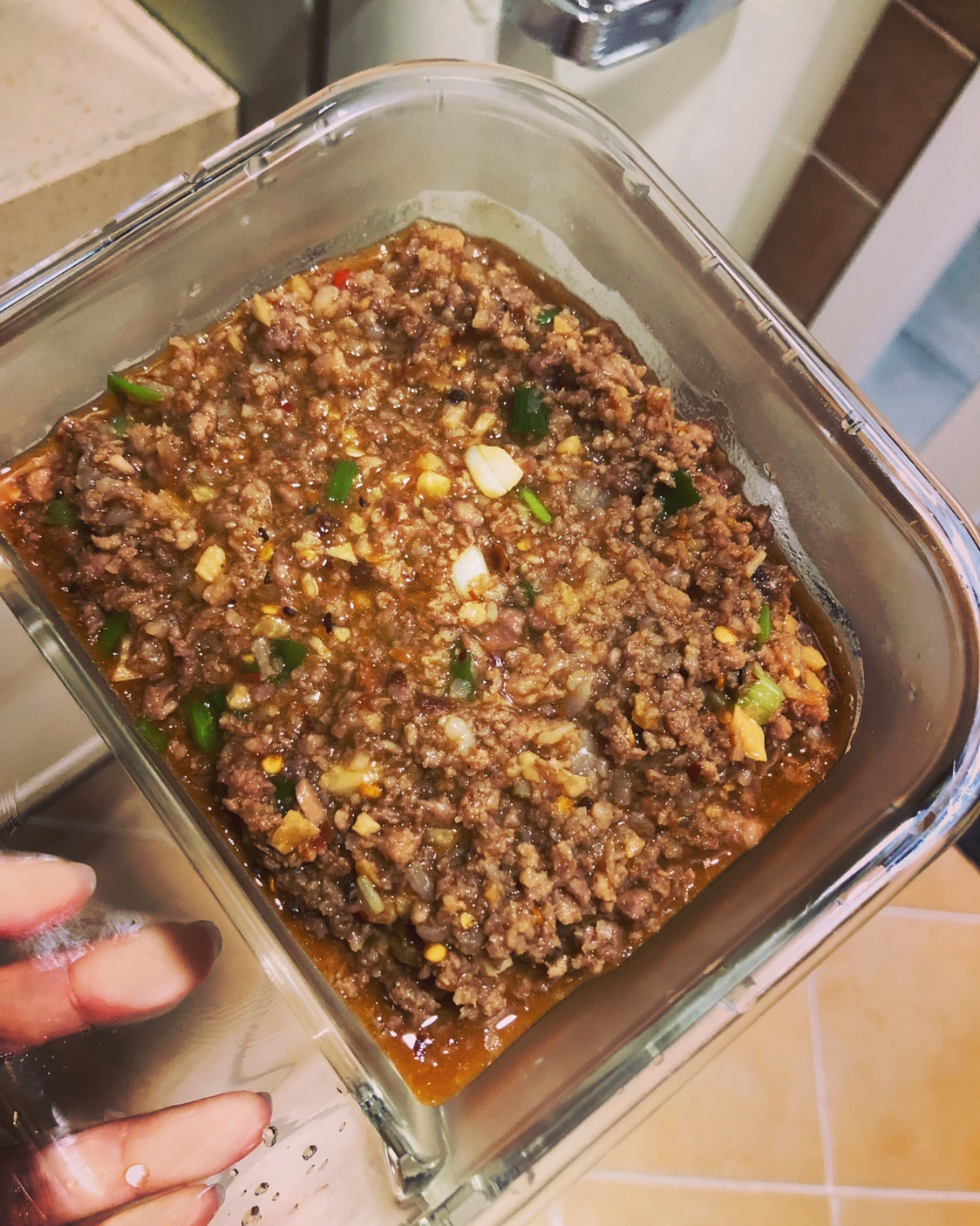 肉質のドライフライ！ ご飯と一緒に行こう！ 醤油添え麺！ 近寄りがたい、おいしい！ 練習