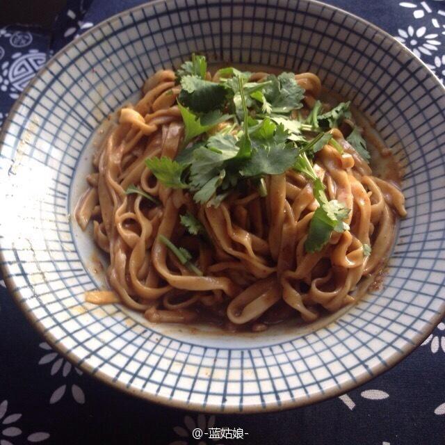 
Learn to be met | The practice of peanut butter noodles served with soy sauce