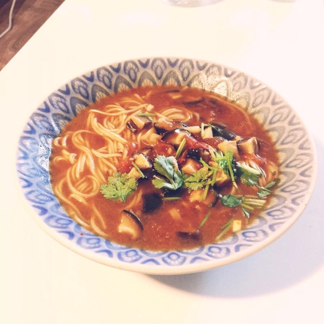 
The practice of acerbity noodles in soup of tomato Xianggu mushroom, how to do delicious