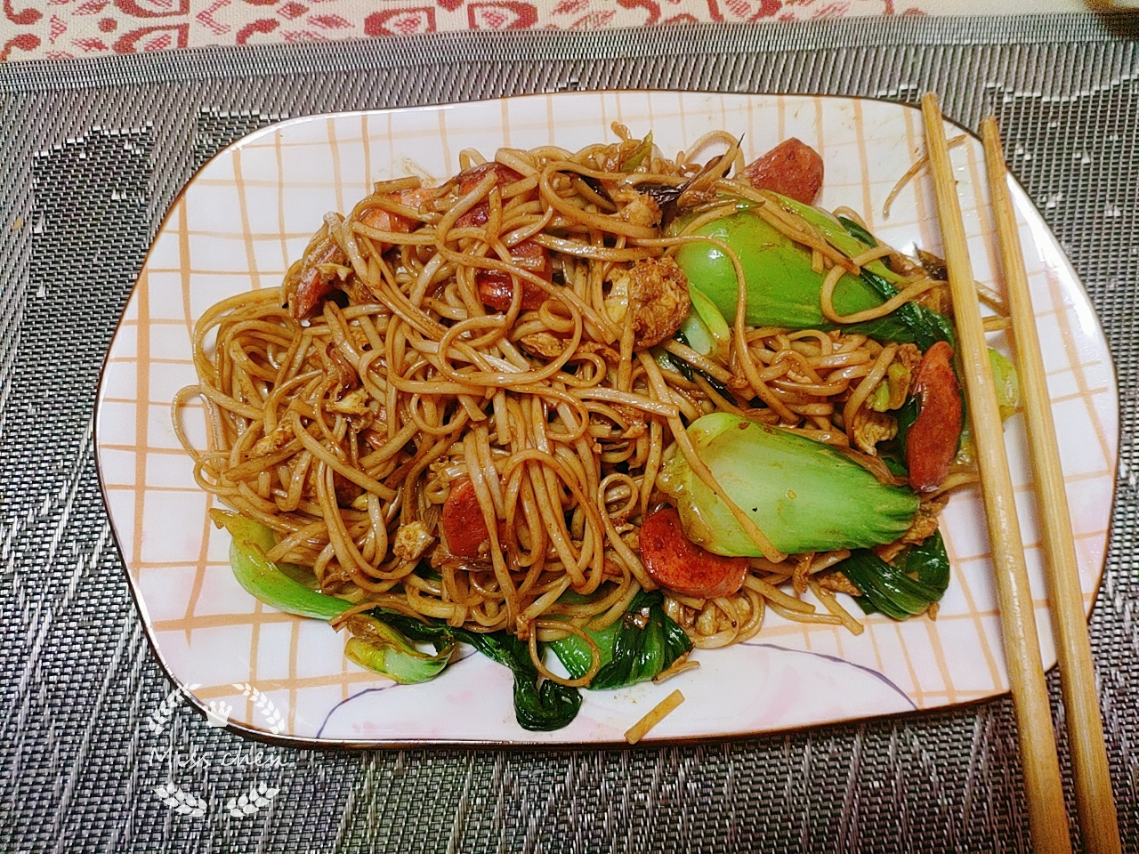 
The practice of chow mien, how is chow mien done delicious