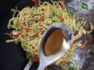 Chow mien of dish of shredded meat bag (the society can go set up shop) practice measure 8