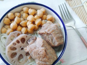 Darling of face of chop of chick-pea lotus lotus root complementary the practice measure that feeds nutrient cookbook cookbook 9