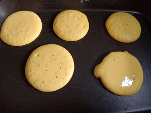 The practice measure of corn face small pancake 2