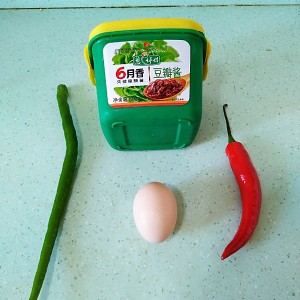 The practice measure of egg sauce 1