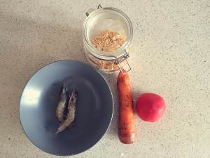 Darling complementary feed | Tomato carrot is bright the practice measure of shrimp face 1