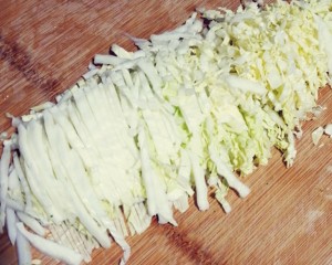 The practice measure of soup of fine dried noodles of Chinese cabbage of the daily life of a family 1