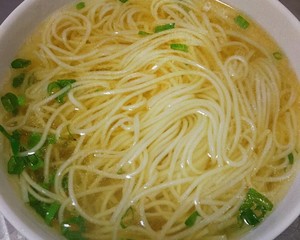 Clear soup fine dried noodles - sweet and not be bored with, convenient and quick practice move 3
