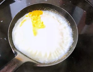 The practice measure of spinach egg face 5