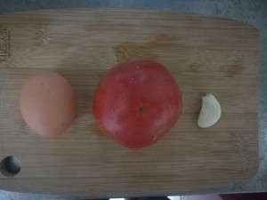 Simple the practice measure of the tomato egg face of 0 failure 1