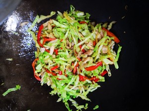 Chow mien of dish of shredded meat bag (the society can go set up shop) practice measure 6