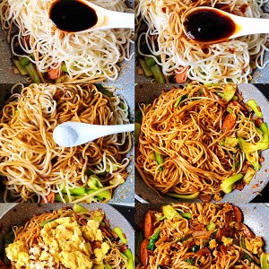 The practice measure of the chow mien of the daily life of a family that had better eat the simpliest 3