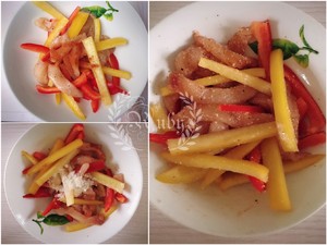 Low fat nutrition, the darkness with rich color is delicate - the practice measure of face of juice of cuttlefish of chicken color any of several hot spice plants 1