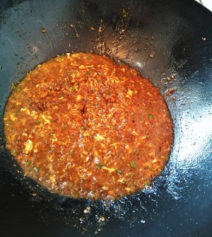 The practice measure of egg sauce 7