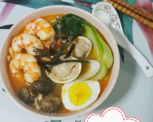 The practice measure of seafood face 5