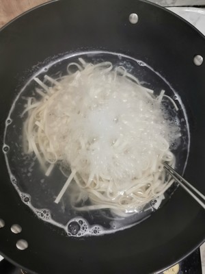 Noodles served with soy sauce of simple and easy edition (one person is fed) practice measure 1