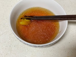 The practice measure of face of clear soup of a bowl of quick worker 2