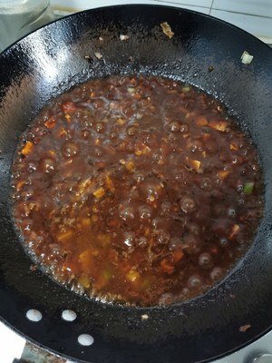The practice measure of face of novice fried bean sauce 8