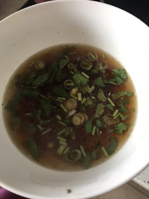 スープ3のデリケートな麺の測定値