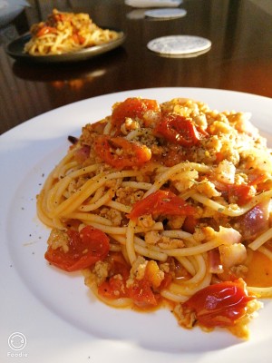 5分間なめられます イタリアの古典的なトマトの肉のソース9 