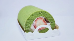 Cake of the strawberry that wipe tea coils - the practice measure of towel face 12