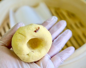 The practice measure of steamed bread of corn of the jujube that do not have candy 10