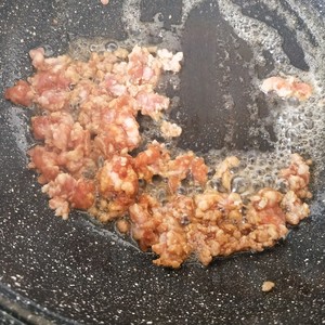 トマトナスのさいの目に切った肉がにがり2を作る練習の動き