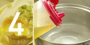 The practice measure of noodles served with soy sauce of yoke sesame paste 4