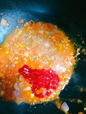 Italy of tomato meat sauce the practice measure of the face 10