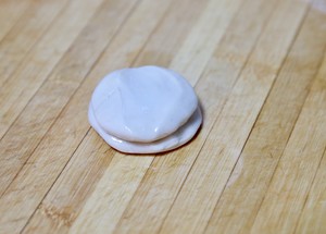 Thin pancake coils vegetable (spring pancake of bake in a pan) practice measure 3