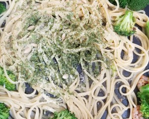Reduce fat 100 days Day88: ? The practice measure that Pi Lang drinks Arlic Shrimp Broccoli Pasta of  Zuo  of pay of ㄒ of the blain that act the role of bone 4