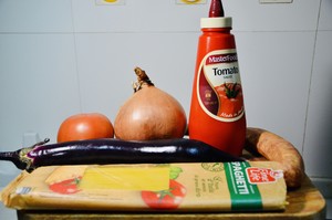 Super and simple Italy face (tomato diced meat) practice measure 1
