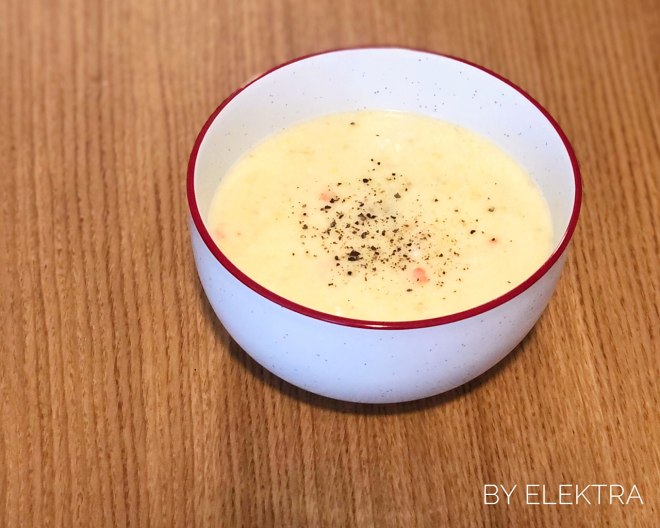 
The practice of hoosh of corn bean curd, how to do delicious
